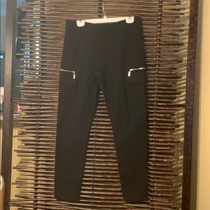 Kenneth Cole knit pants with zippers nwot size  m